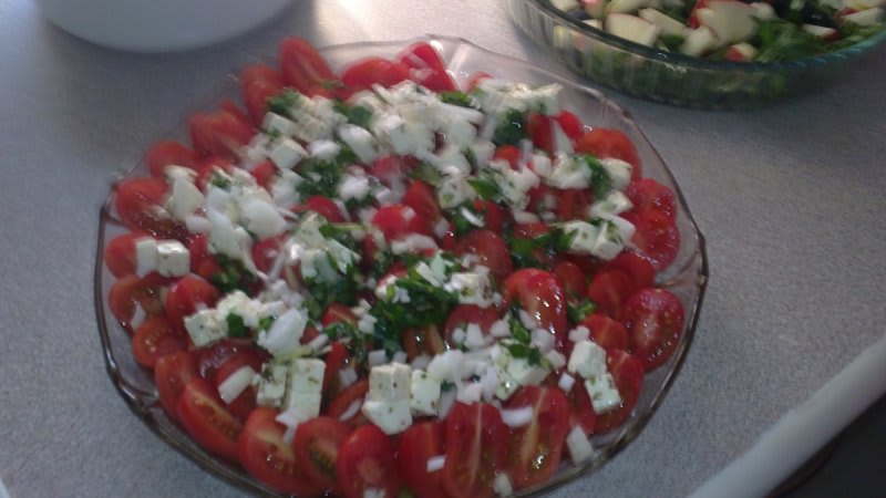 Lækker tomatsalat opskrift - Lækker hjemmelavet ret