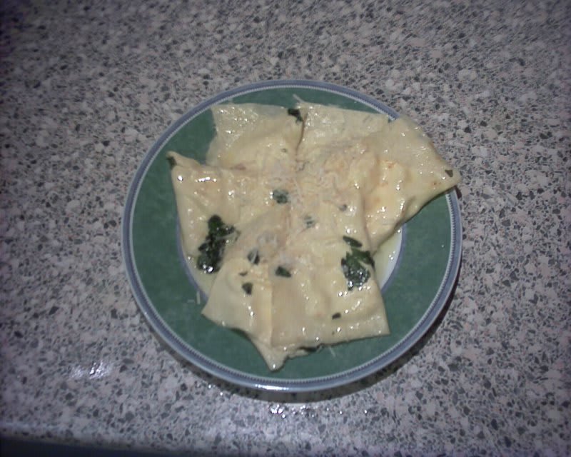 Ravioli Jamie style.