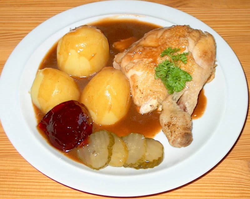 Grydestegt kylling. opskrift - Lækker hjemmelavet ret