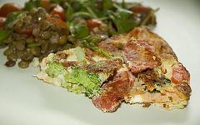 Skinke omelet