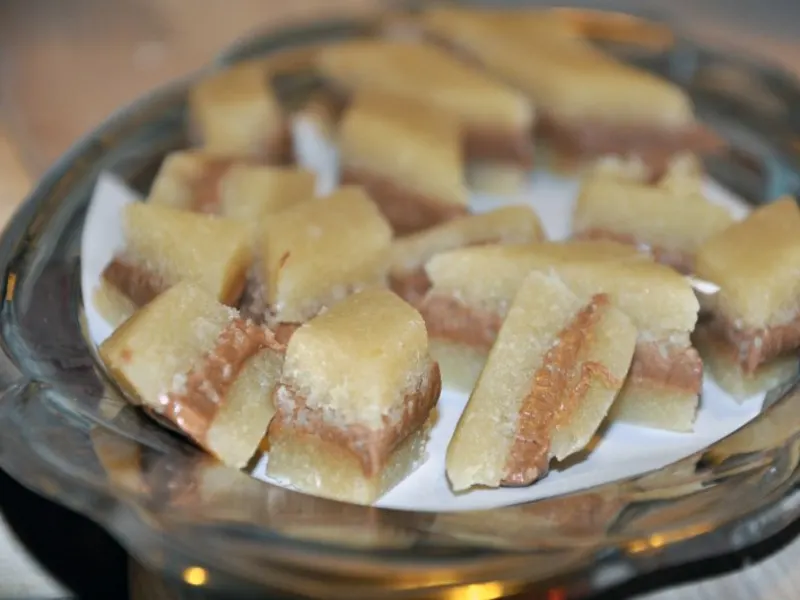 Marcipan nougat snitter Marcipan nougat snitter