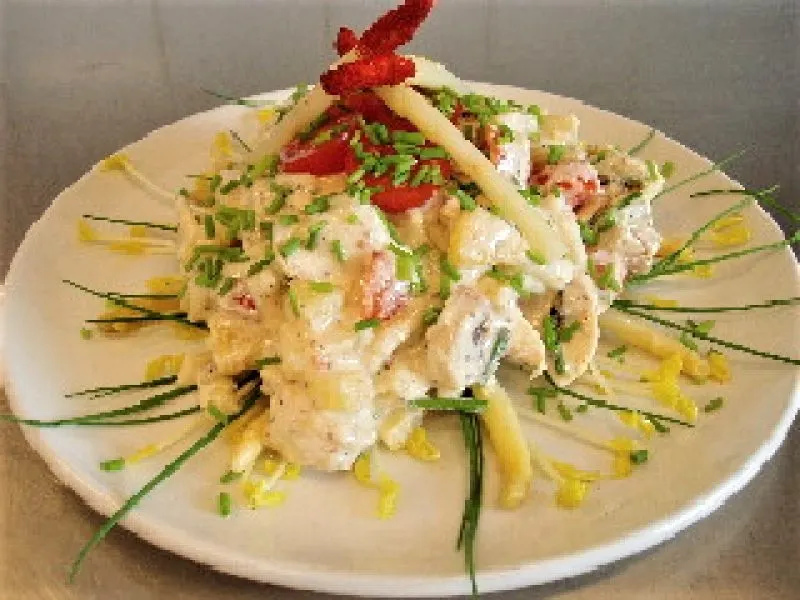 Tofu mayonnaise og salat til rugbrød