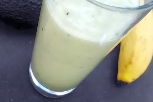 Avocado banan smoothie