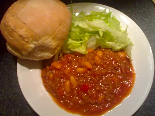 Chili con carne m. grøn salat