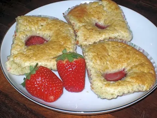 Jordbærmuffins