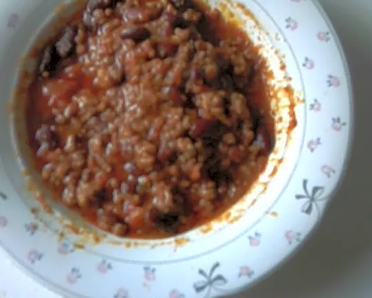 Chili con carne, med oksefars