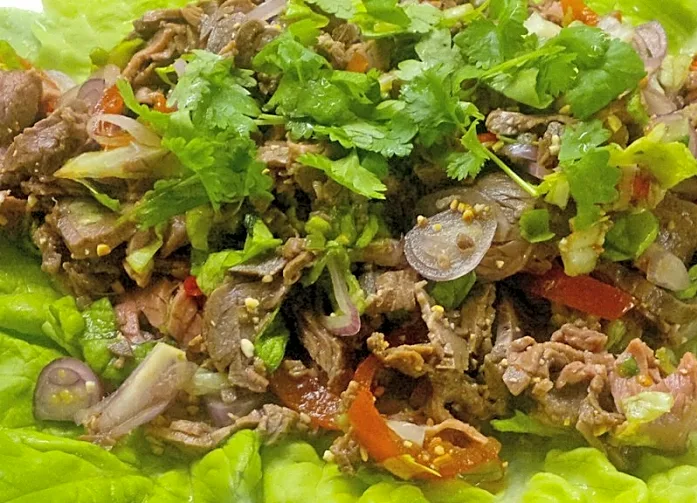 Thai roastbeefsalat med chili