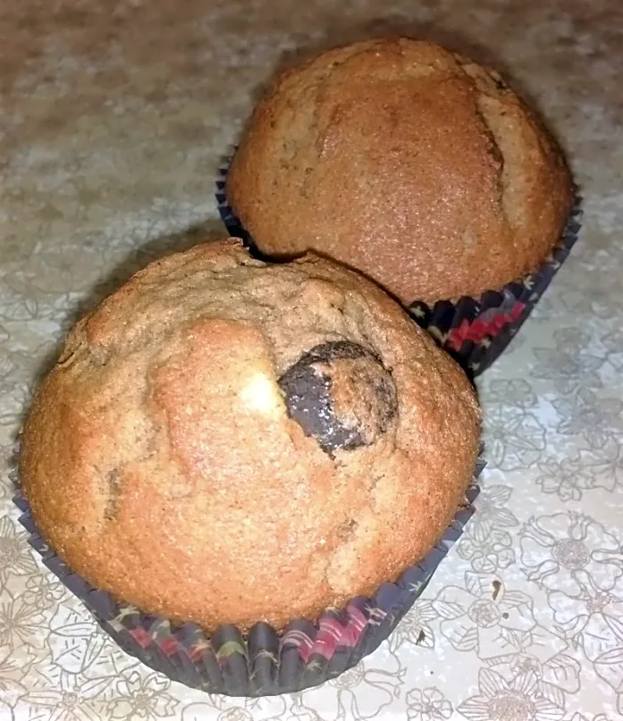 Bananmuffins med chokoladestykker