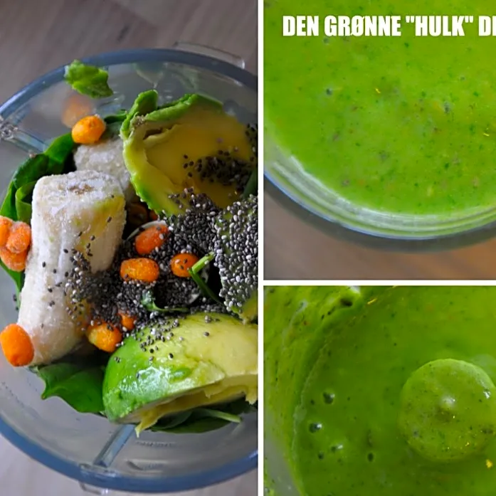 Den grønne hulk smoothie :)