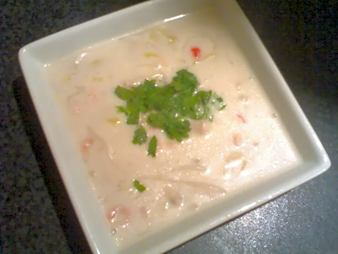 Vietnamesisk suppe m. Kylling & rejer