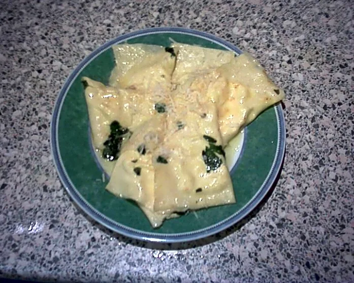 Ravioli Jamie style.