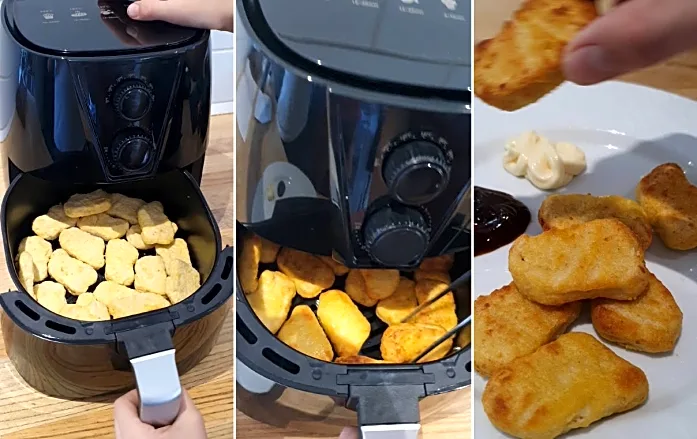 Nuggets i airfryer - nem opskrift fra frost