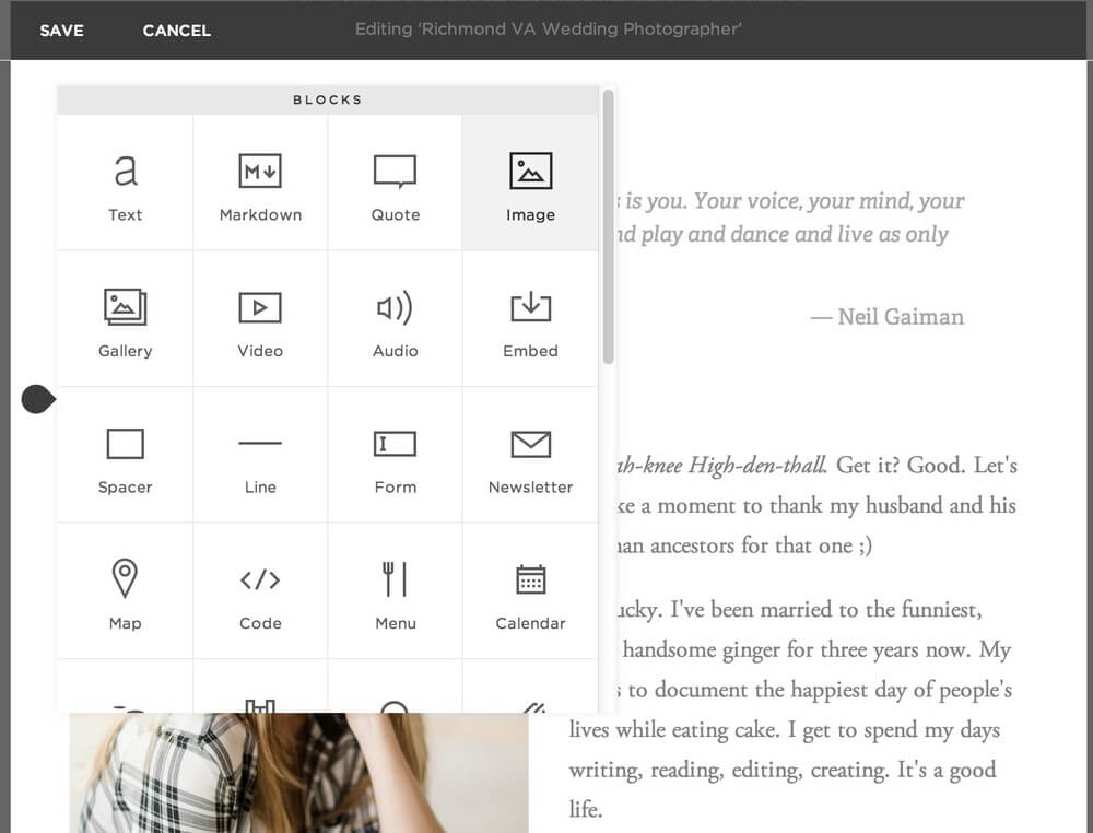 WP website