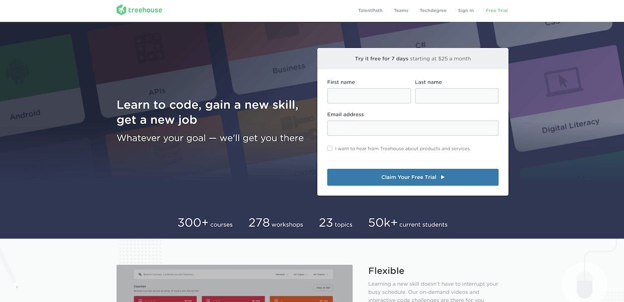treehouse website