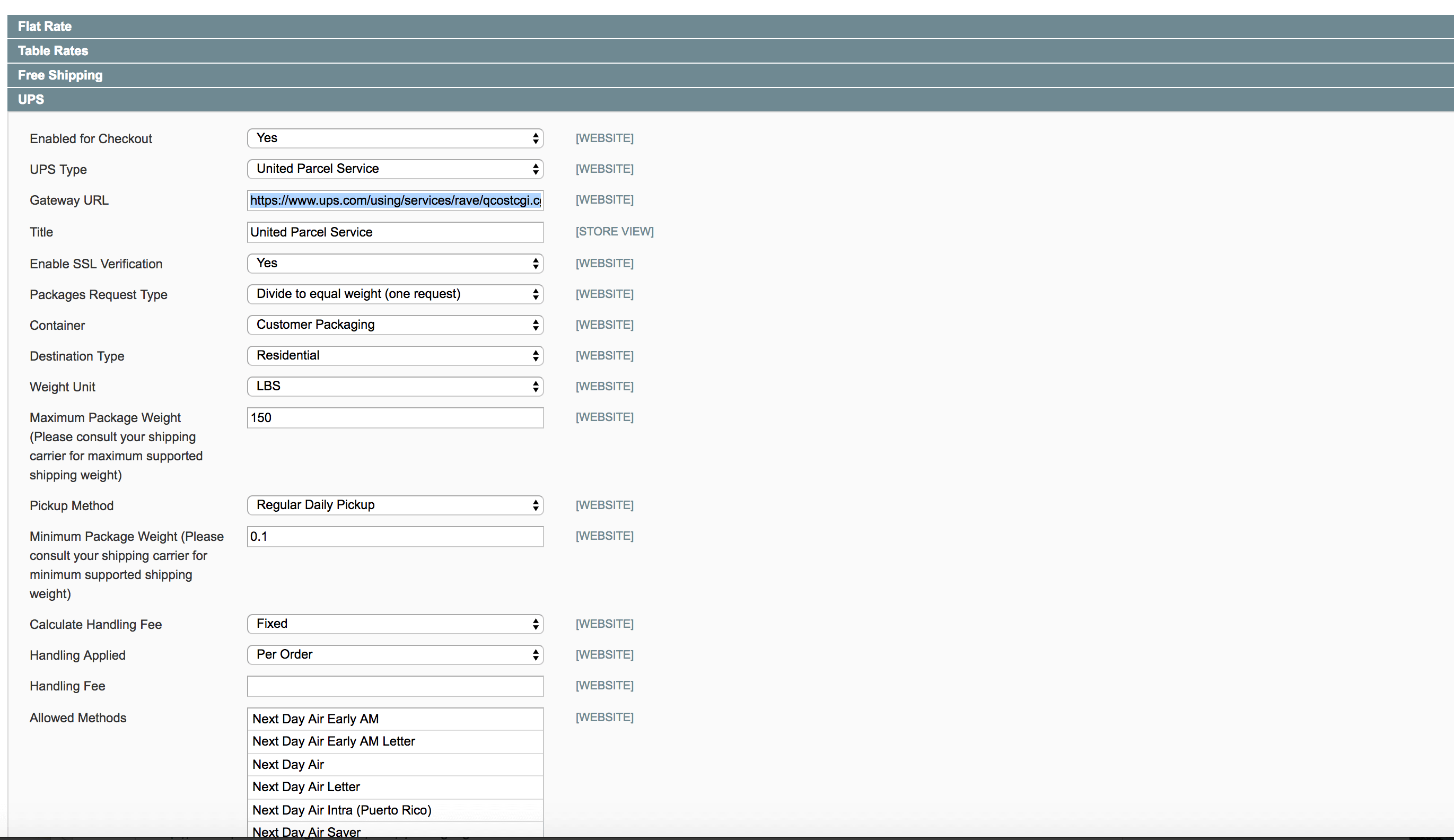 fix-ups-shipping-magento