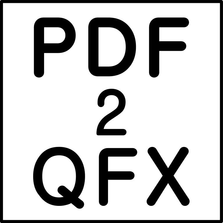 PDF2QFX Convert PDF to QFX and import into Quicken 2022, 2021, 2020