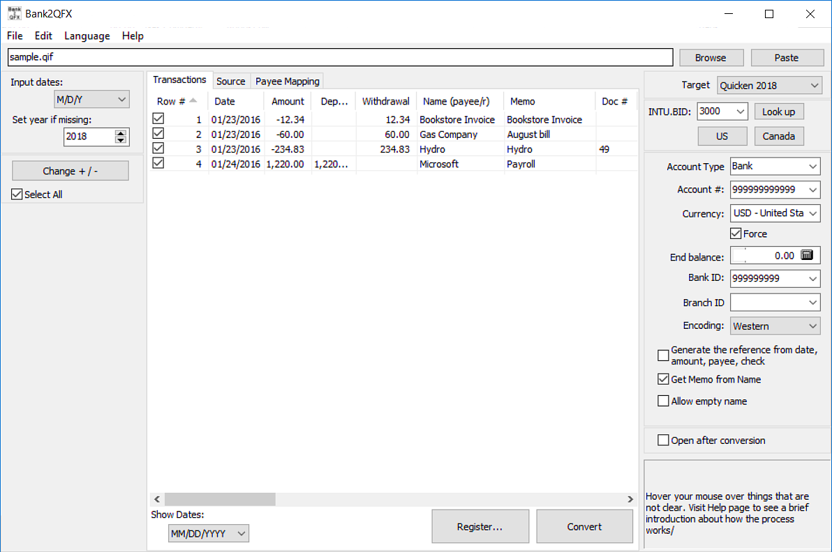 How Do I Use A Quicken Qif File Mokasintips 8975