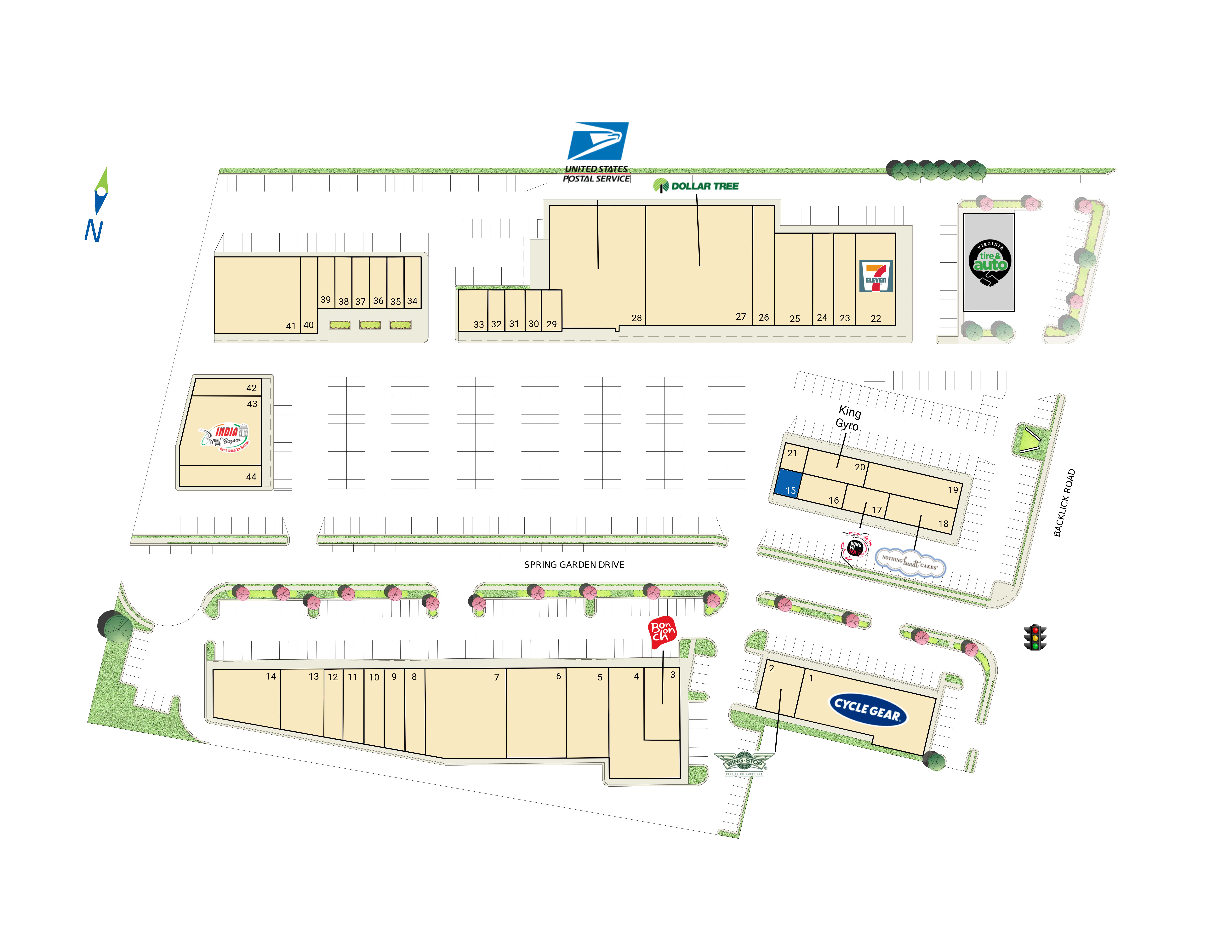 洋書 Retail Location A MicroScale Perspective Retail Space for Lease in Springfield, VA | Brookfield Plaza