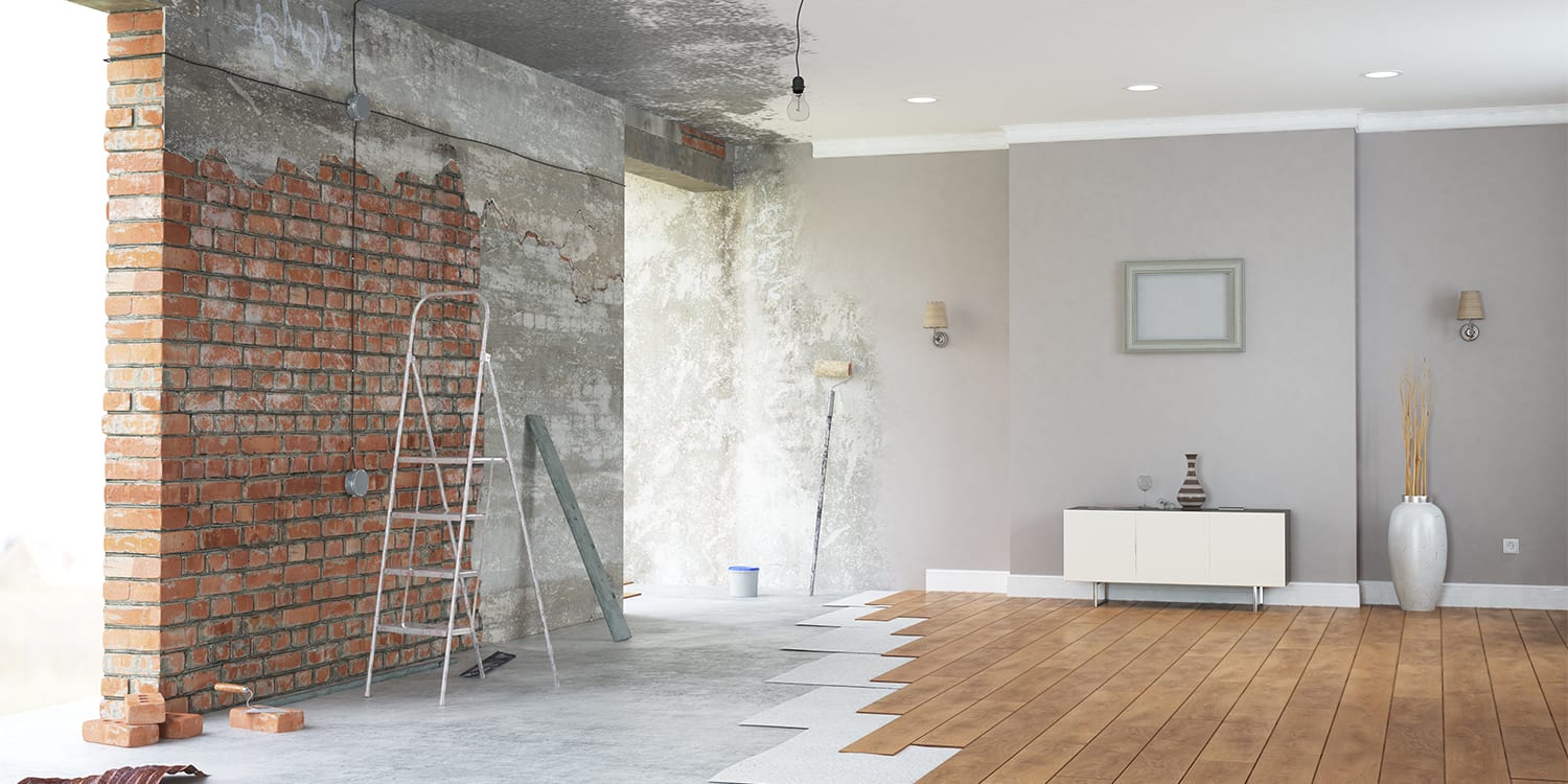 before and after concept of renovated house