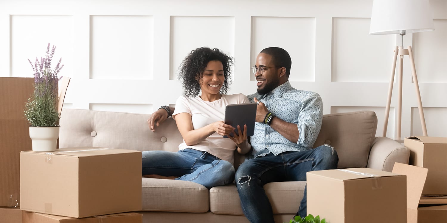 Couple packed up after selling house