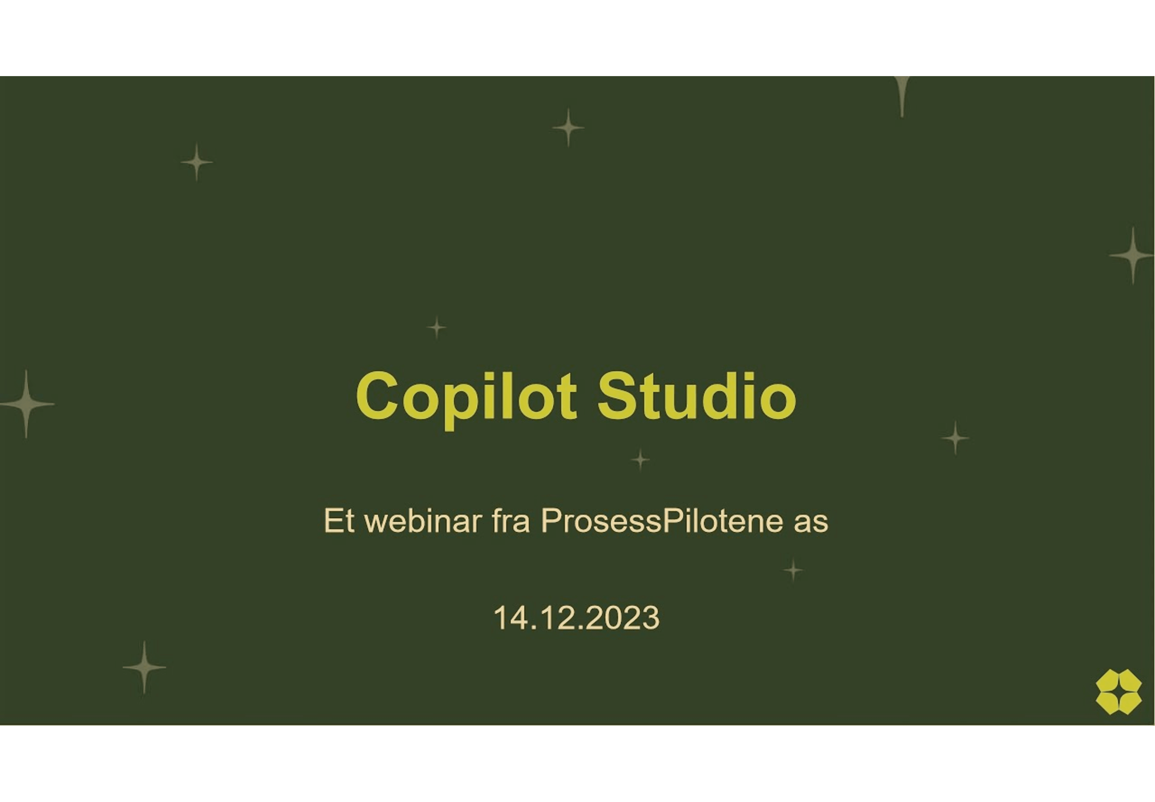 Omslag til opptaket «Microsoft Copilot Studio demonstrasjon»