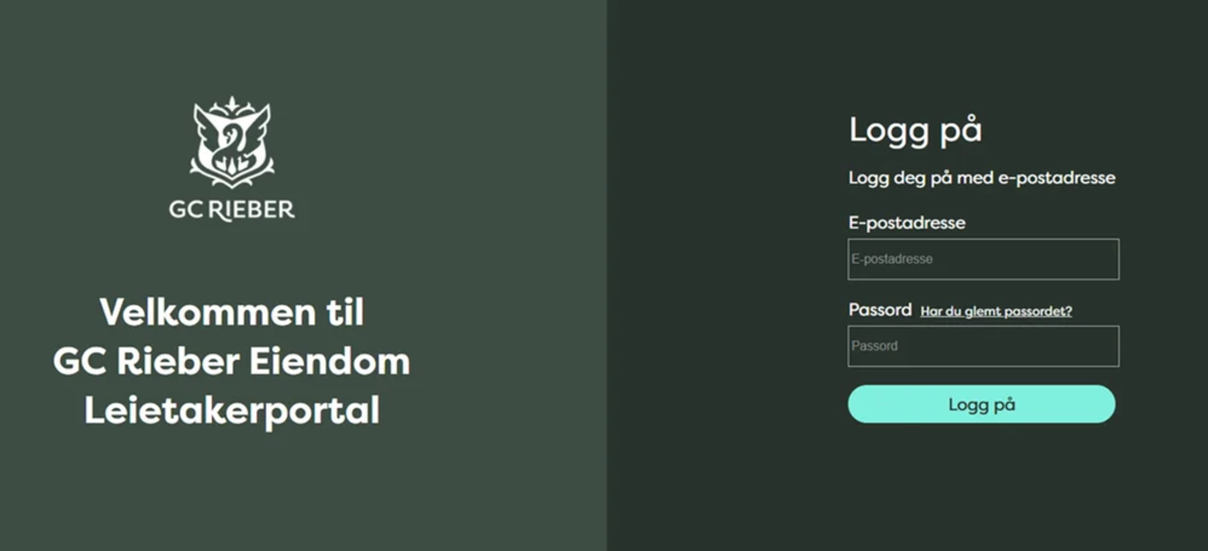 GC Rieber Eiendom’s tenant portal