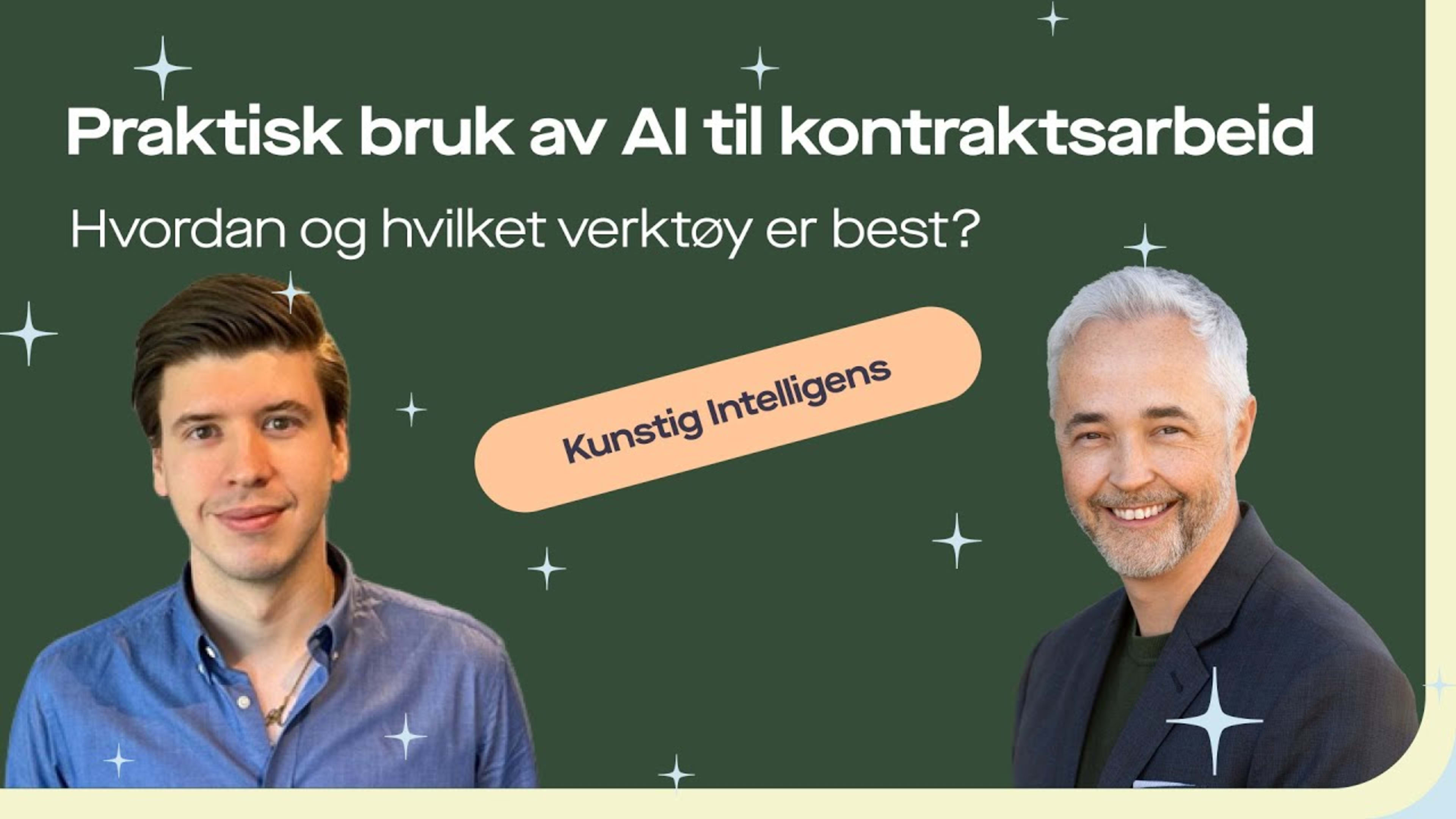 Recording cover: Praktisk bruk av AI til kontraktsarbeid