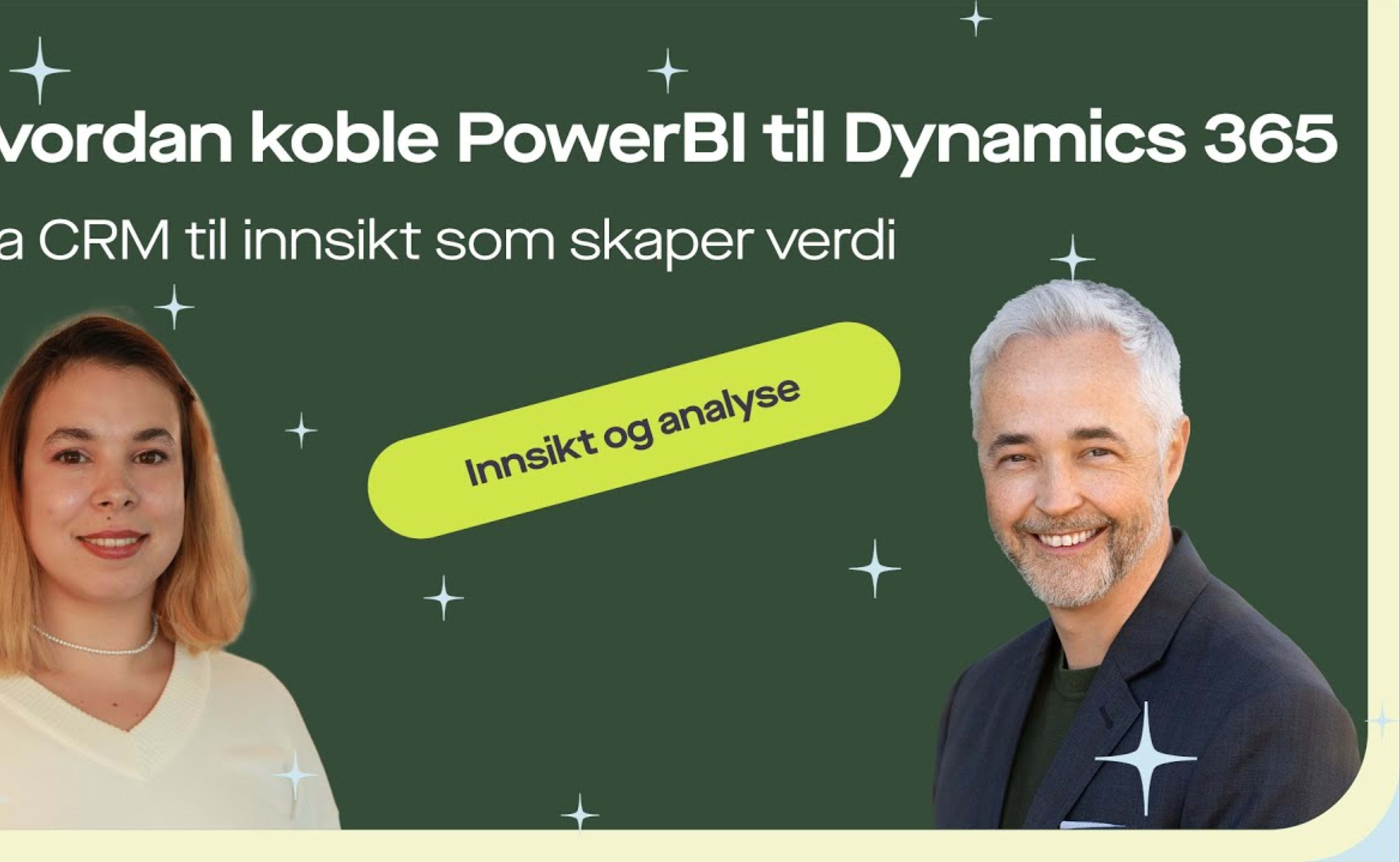 Omslag til opptaket «Hvordan koble Power BI til Dynamics 365?»