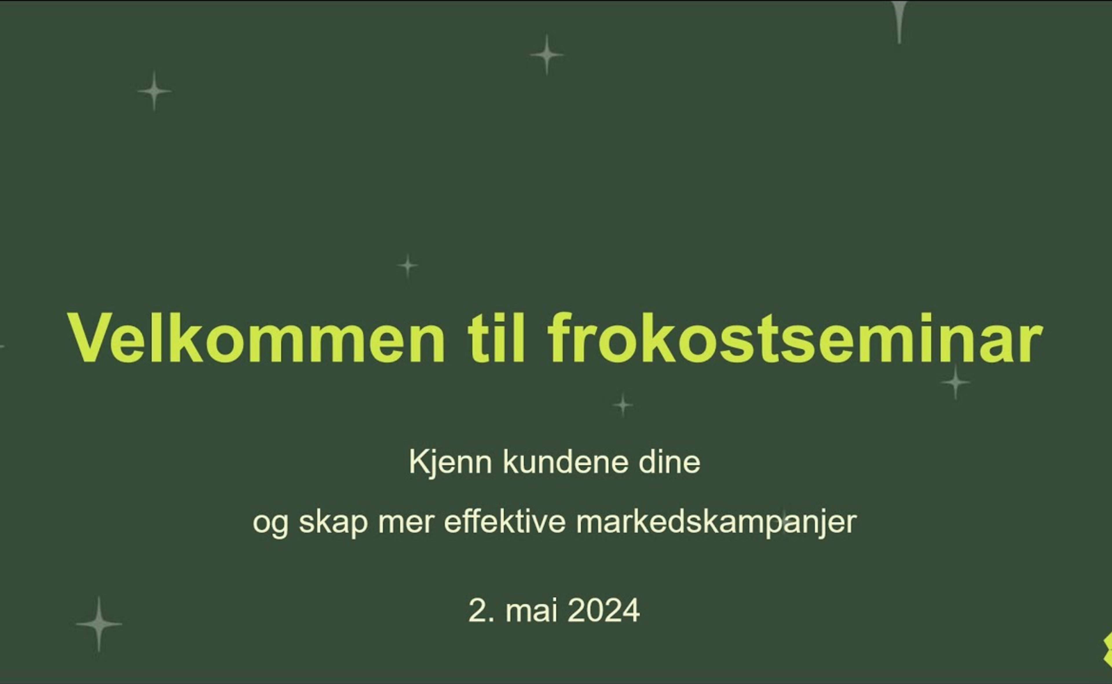Omslag til opptaket «Kjenn dine kunder og skap mer effektive markedskampanjer»