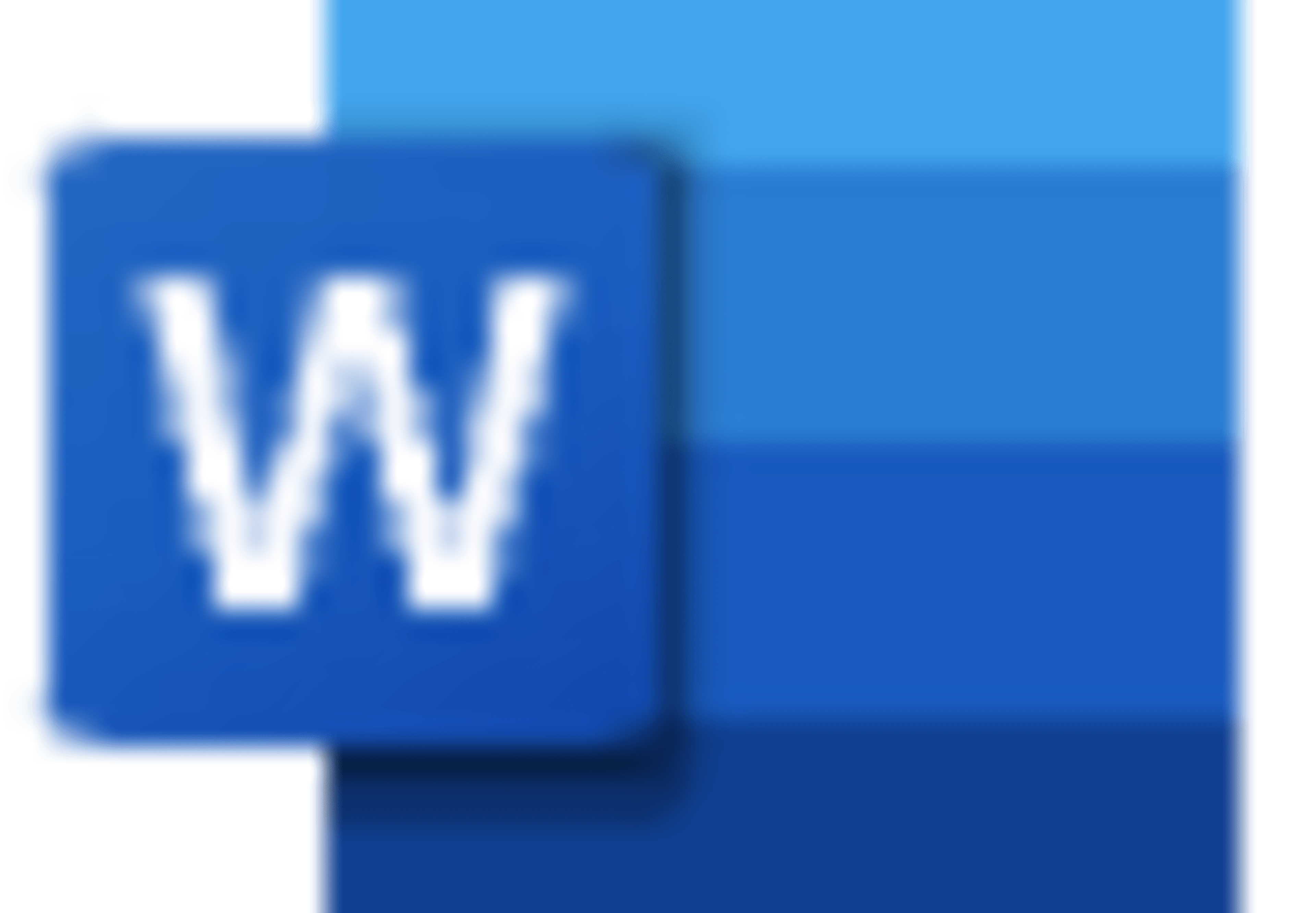 Microsoft Word logo