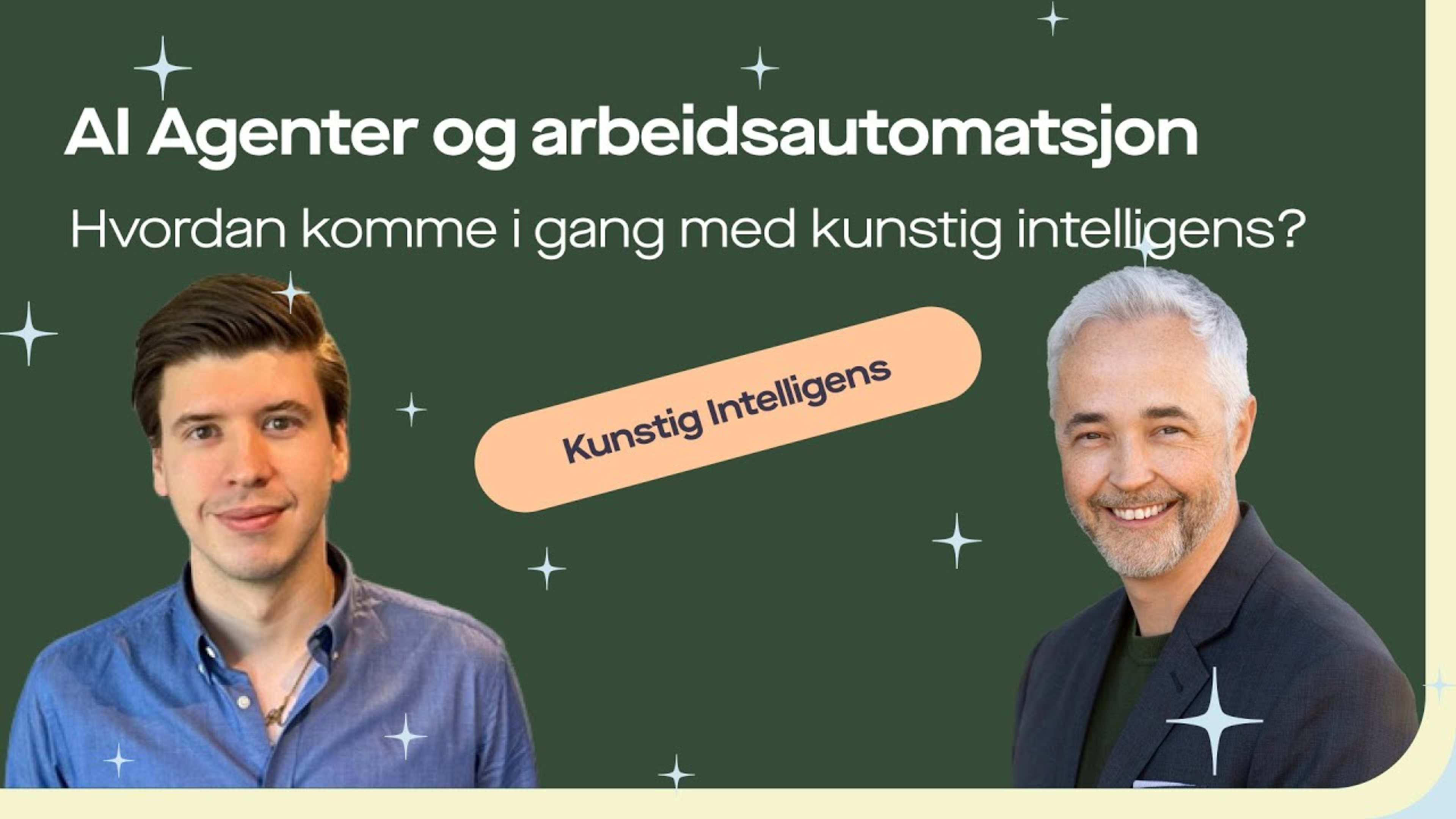 Omslag til opptaket «AI-agenter: Bruksområder og innføring i virksomheter»