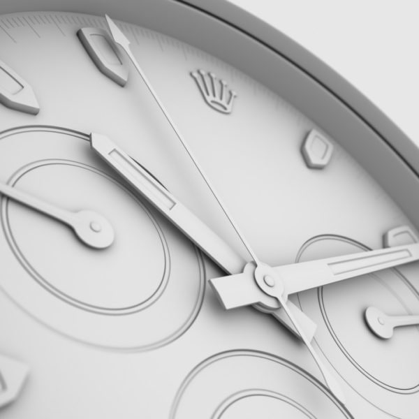 Rolex promotional 3d visual mesh
