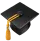 emoji de birrete