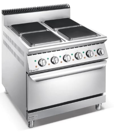 900 Series Electric 4 Hot Plate Cooker With Oven Protenders