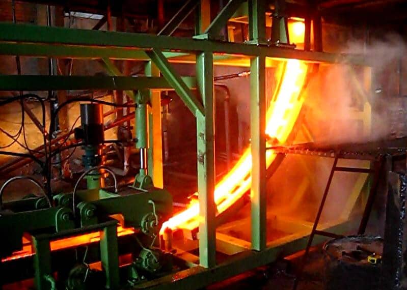 Continuous casting machine ProTenders