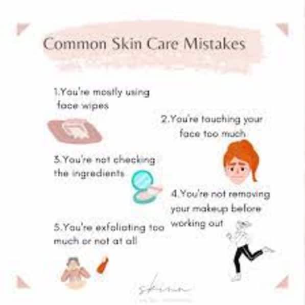 Skincare Mistakes