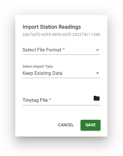 Weather Station Data Form