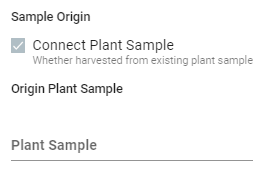 Harvest Sample Form Origin