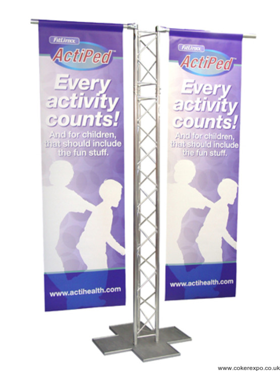Gantry Banner Stand Sign Post 2 5m High