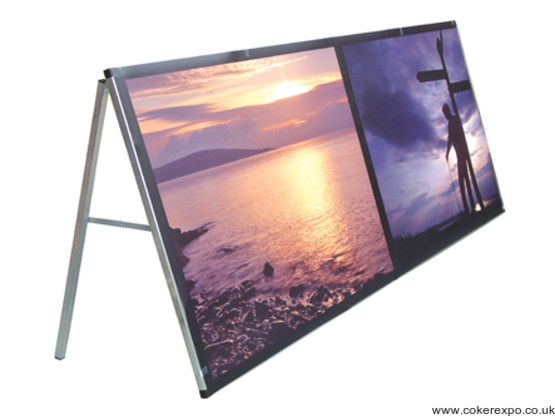 Monsoon Outdoor Banner Display A Frame