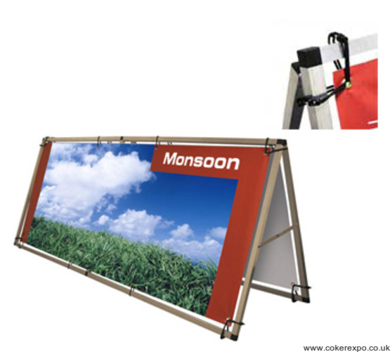 Monsoon Plus Single Sided Graphic Banner Display