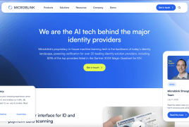 Microblink website