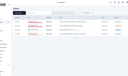 WISE Insurance App - 3