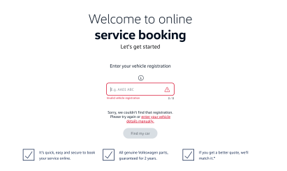 Volkswagen & Skoda - Online Service Booking - 2