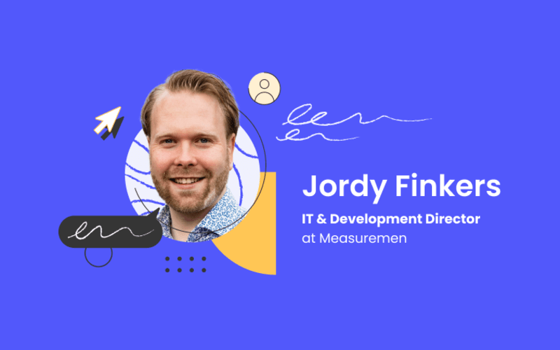 Jordy Finkers, IT & Development Director at Measuremen