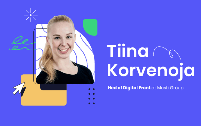 Tiina Korvenoja, Leiterin der Abteilung Digital Front Technologies bei der Musti Group