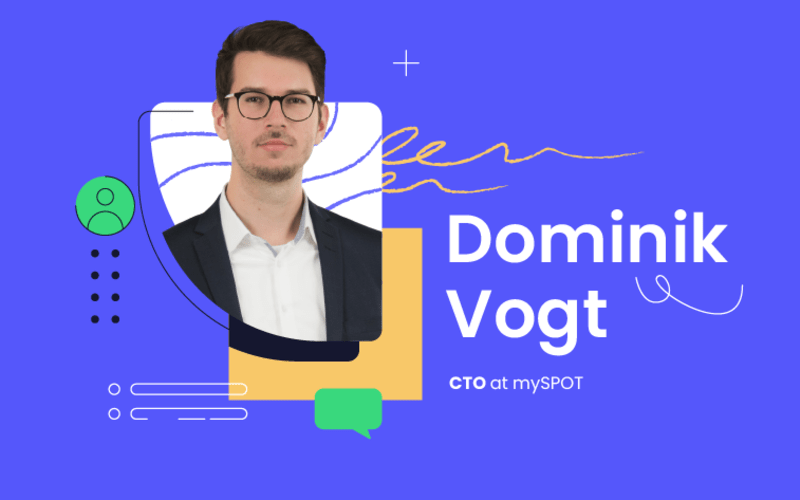 Dominik Vogt, CTO på mySPOT