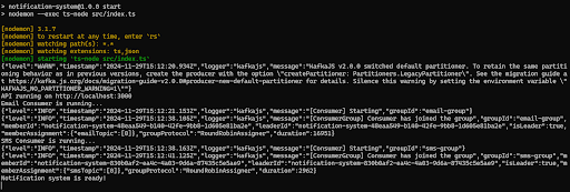 Image showing how output would look like after running the application