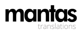 Mantas Translations