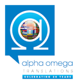 Alpha Omega Translation